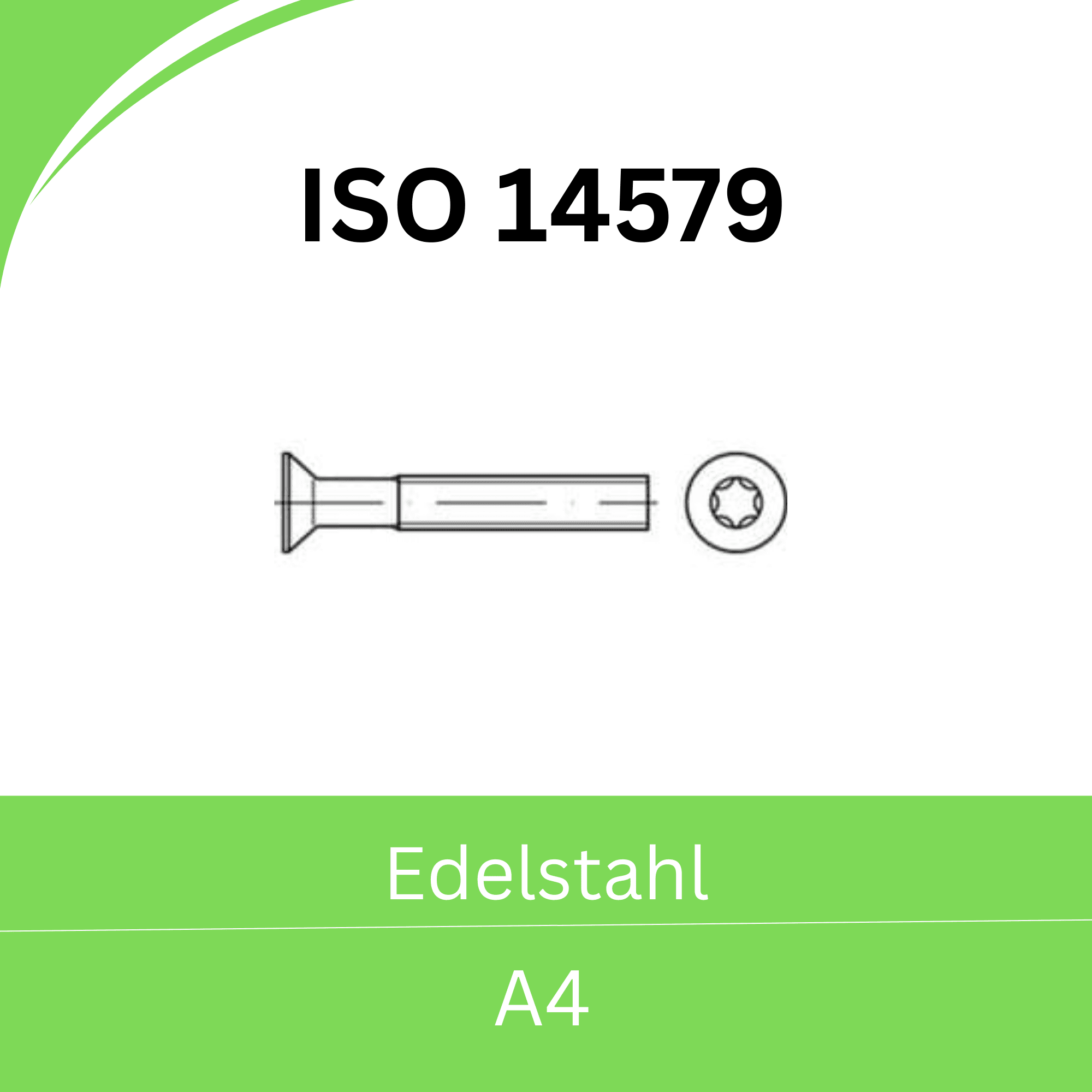 Bild von ➤ Kategorie: ISO 14579 Edelstahl (A4) 